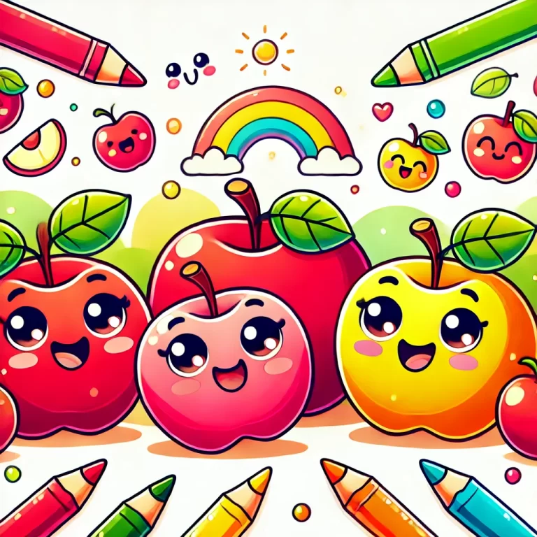 Fruit coloring pages