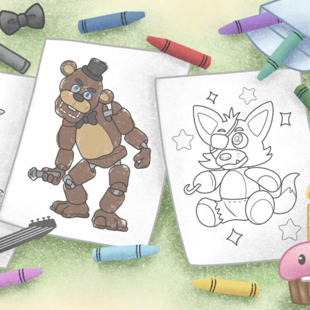 Five Nights At Freddy's (25Pages) - Coloring pages