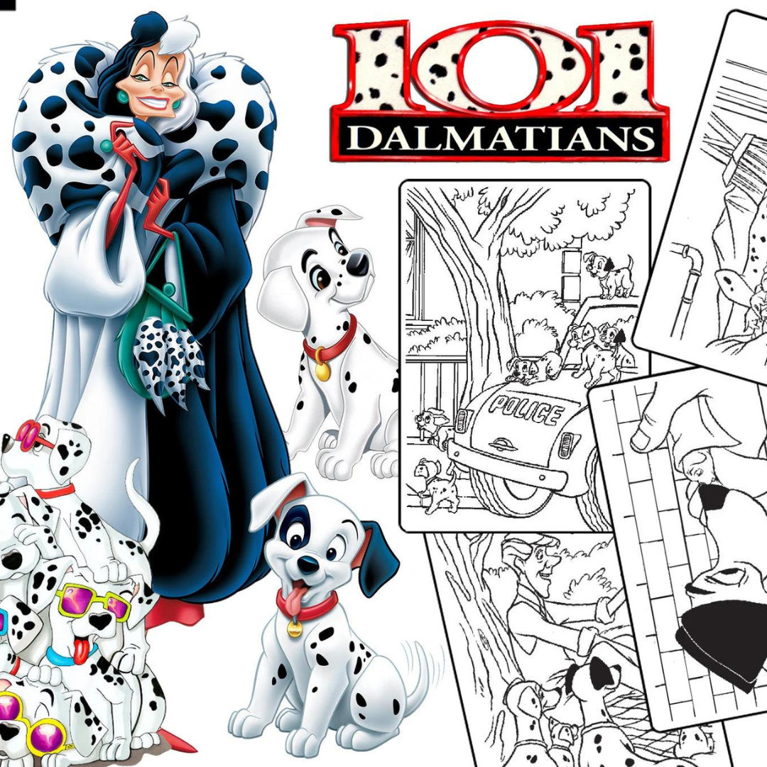 101 Dalmatians Coloring Pages