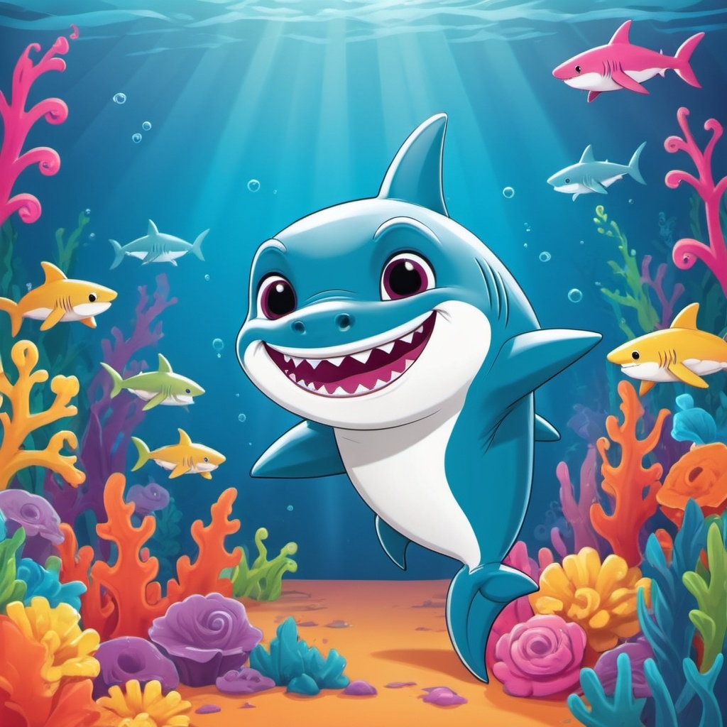 Baby Shark Coloring Pages